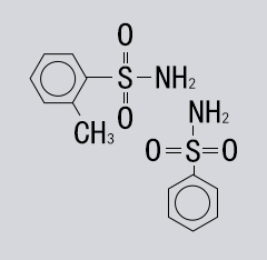 Adjacent methyl benzene sulfonamide